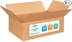 Medium Moving & Shipping Boxes 12 x 8 x 4 inches by IDLPackaging