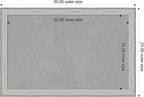Amanti Art Silver Framed Magnetic Board 23x35 Large Vision Board - Image 4