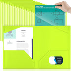 Henoyso 36 Pcs Plastic Folders by Henoyso