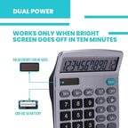 LICHAMP Desk Calculators with Big Buttons and Large Display, Office Desktop - Image 4
