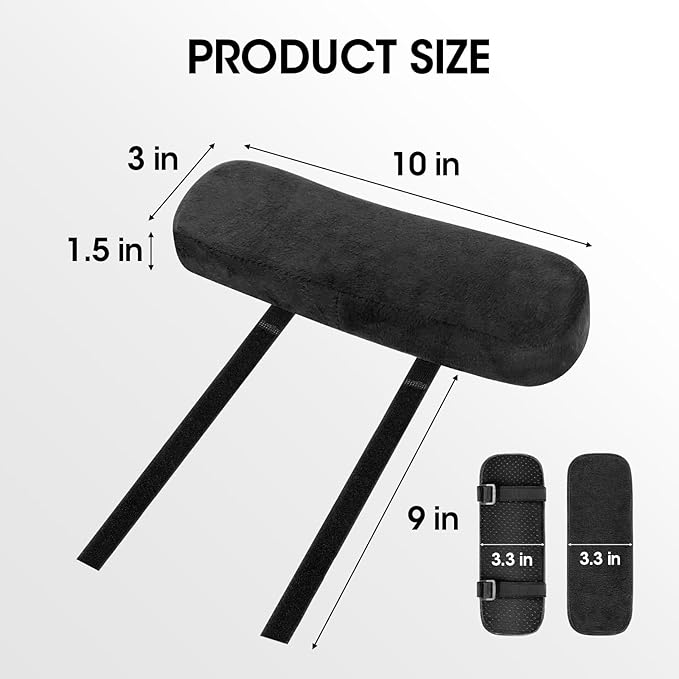 ZNCMRR 2 Pack Office Chair Armrest Pads Covers - Image 4