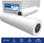 Alliance Wide Format Paper Bond Engineering Rolls (2 Rolls, 36 In x 500 Ft)