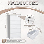 mysteeldepot 5 Drawer Lateral File Cabinet - Image 3