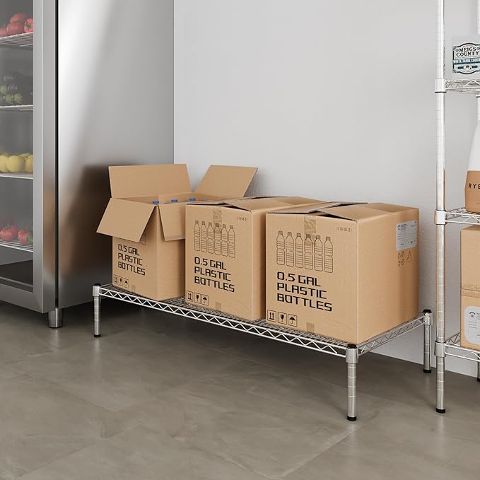 Regal Altair 21" Deep x 48" Wide x 8" Height Wire Shelving Kit | 1-Tier | NSF - Image 6