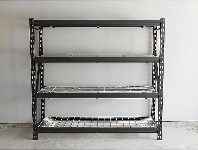 Ironton 4-Tier Industrial Steel Shelving Unit, 000-Pound Load Capacity - Image 7