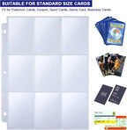 36 Pack 9 Pocket Page Protector, Holds 324 Cards, Trading Card Sleeves Page - Image 4