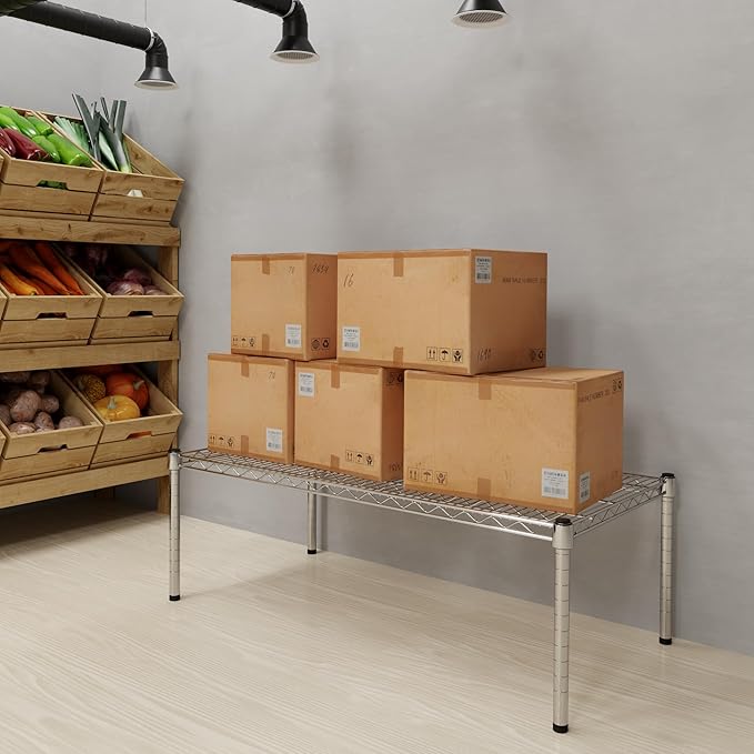 Regal Altair 21" Deep x 42" Wide x 14" Height Wire Shelving Kit | 1-Tier | NSF - Image 8
