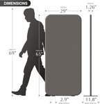 DECOLAB Standing Room Divider Panel, Portable Room Separation Partition - Image 6