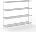 Regal Altair 18" Deep x 72" Wide x 64" Height Wire Shelving Kit | 4-Tier | NSF
