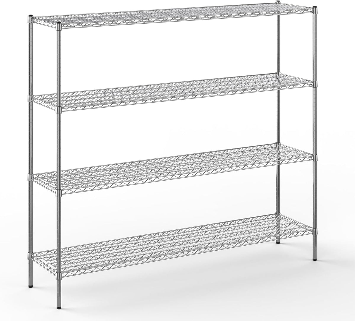 Regal Altair 18" Deep x 72" Wide x 64" Height Wire Shelving Kit | 4-Tier | NSF