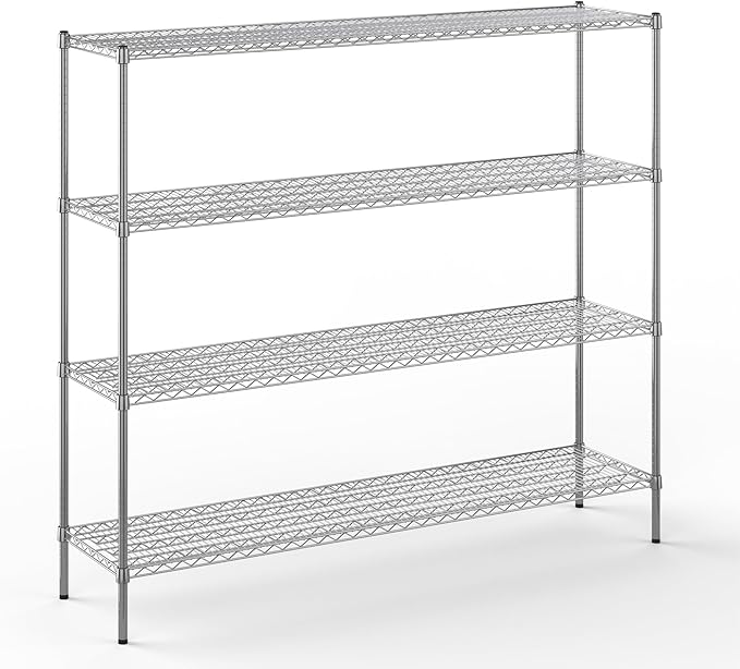 Regal Altair 18" Deep x 72" Wide x 64" Height Wire Shelving Kit | 4-Tier | NSF by Regal+Altair