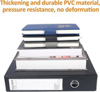 HUA JIE A4 Storage File Boxes Plastic Archives Cases, PVC File Folder Organizer - Image 5