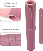 SUJAYU Dual Sided PU Leather Desk Pad, Mouse Pad, Office Desk Mat, Non-Slip - Image 4