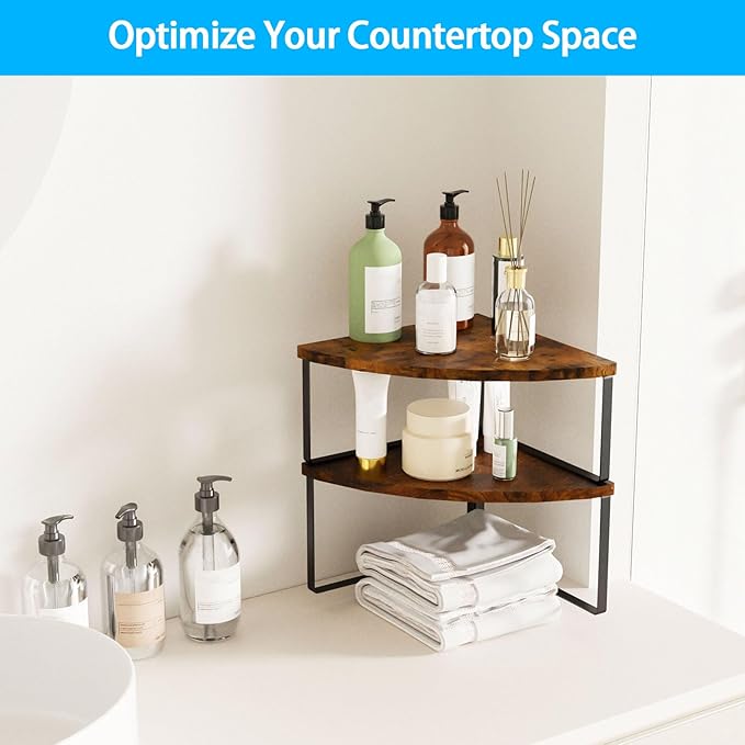 Corner Shelf Countertop Organizer - Image 5