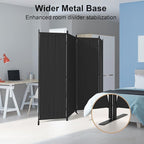Kecreque Room Divider 4 Panel Partition Room Dividers & Folding Privacy Screens - Image 8