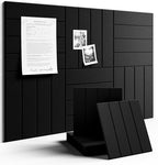 Fluxynara Felt Bulletin Board Tiles Large 36" x 24" Cork Board Alternative-6 by FLUXYNARA