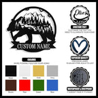 Custom Bear Metal Sign, Custom Bear Metal Wall Art Decor, Personalized Last - Image 4