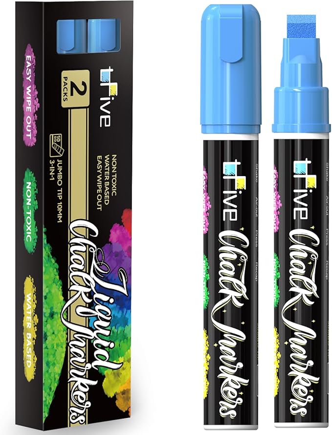 TFIVE Blue Liquid Chalk Markers by TFIVE%C2%AE