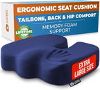 5 STARS UNITED Seat Cushion for Tailbone Pain Relief – Memory Foam Cushion for by 5STARSUNITED