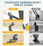 Houele Tablet Stand Holder, Adjustable Foldable Tablet Arm iPad Desk Mount - Image 5