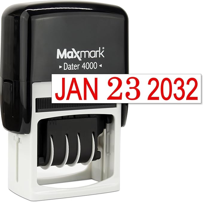 MaxMark Dater 4000 Self Inking Date Stamp - Image 2