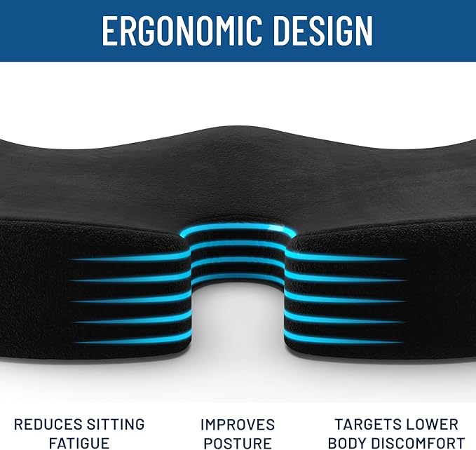 Everlasting Comfort Doctor Recommended Memory Foam Seat Cushion - Image 4