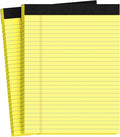 Legal Pads 8.5 X11, Narrow Ruled Notepads, 2 Pack, 50 Sheet/Pad, Tear Off by Glyanlee