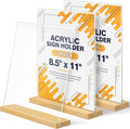 8.5 x 11 Acrylic Sign Holder by SVOPY