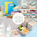 STARLIBOO Removable Labels, Removable Colored Labels Stickers, Self-Adhesive - Image 6