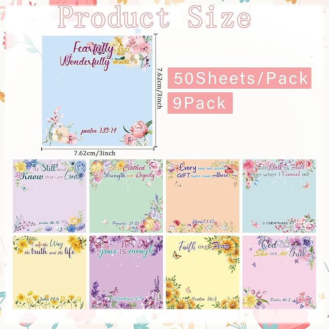 Lovarywow Bible Sticky Notes Gifts - Image 2
