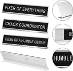 3 Pcs Chaos Coordinator Fixer of Everything Desk of a Humble Genius Funny Desk - Image 3