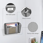 samstar 6 Pack Mesh Wall Mounted File Holder Metal Wall File Pocket Mail - Image 5