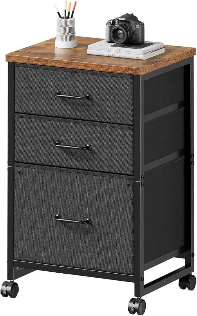 Maihail 3 Drawer Mobile File Cabinet by Maihail