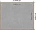 Amanti Art Silver Framed Magnetic Board 34x42 X-Large Vision Board - Image 3