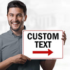 Custom Arrow, Custom Directional Sign, Right Arrow, 10x14 Inches, Rust Free - Image 2