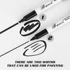 Buecs Black Dry Erase Markers, Chisel tip, Dry-Erase Boards, School Office - Image 6