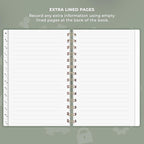 Clever Fox Password Book Spiral – Internet Address & Password Organizer - Image 6