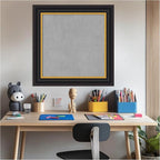 Amanti Art Black Framed Magnetic Board 26x26 Medium Vision Board - Image 5