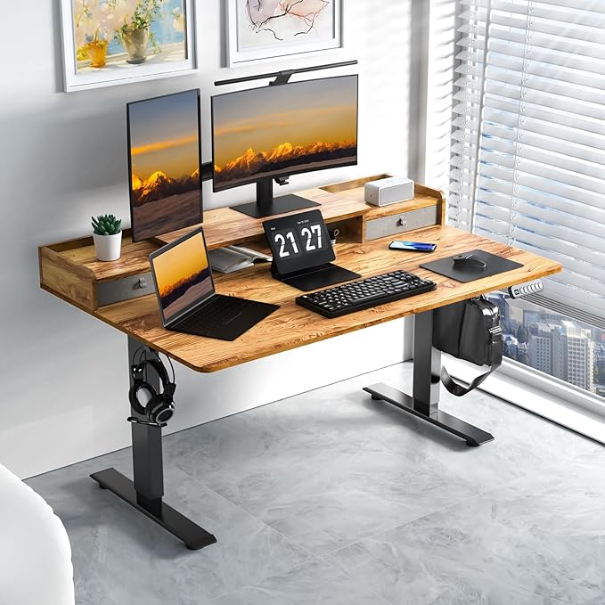 ExaDesk 55 x 30 Inch Electric Standing Desk - Image 2