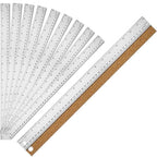 Metal Ruler with Cork Backing, 18 Inch Stainless Steel Rulers 18 Inch Metal by Unknown