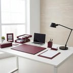 RitPin Desk Set，11-Piece Leather Desk Organizer Set, Executive Office - Image 8