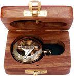 Bazross Brass Nautical Compass - Image 7