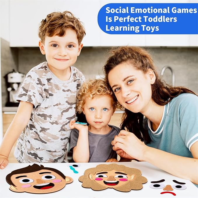 WOBOX 1Set Emotion Learning Felt Board Set - Image 6