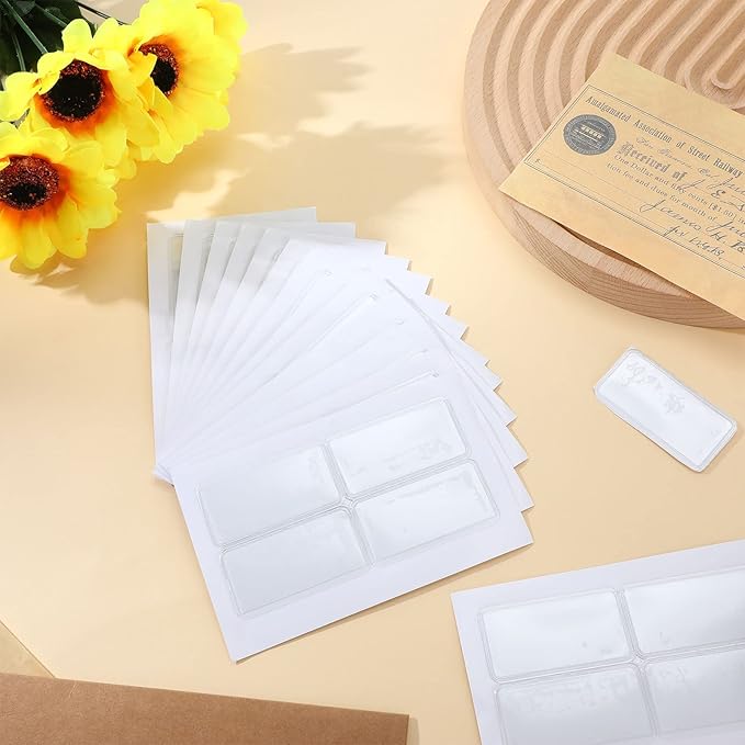 Jeyiour 100 Pcs Label Holders Adhesive Nameplate Pockets Storage Bin Labels - Image 4