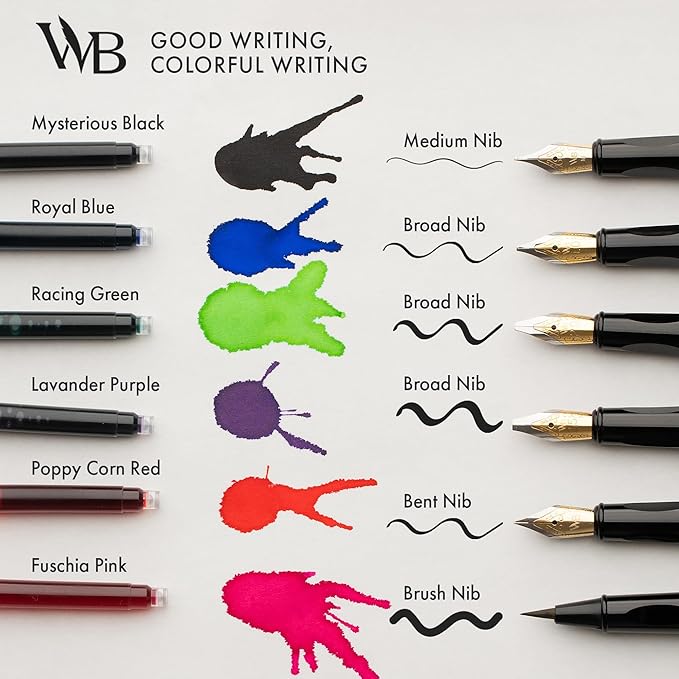 Wordsworth and Black Calligraphy Pen Set - Image 3