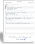 TO DO List Planner Notepad, 60 Page Planning Pad. Undated ToDo Checklist by LifeCharge