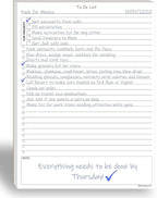 TO DO List Planner Notepad, 60 Page Planning Pad. Undated ToDo Checklist by LifeCharge
