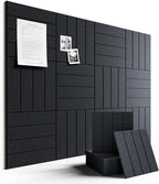 Fluxynara Felt Bulletin Board Tiles Large 48" x 36" Cork Board Alternative-12 by FLUXYNARA