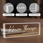 Custom Office Name Plate for Desk, Desk Name Plate Personalized, Personalized - Image 3