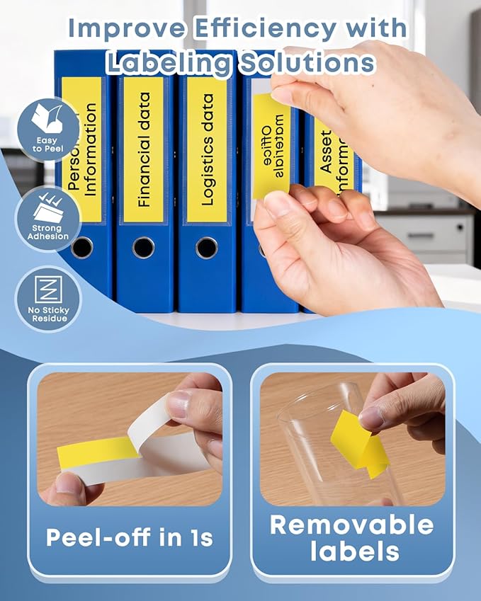 COLORWING TZe-651 24mm Yellow Label Tape Replacement - Image 3